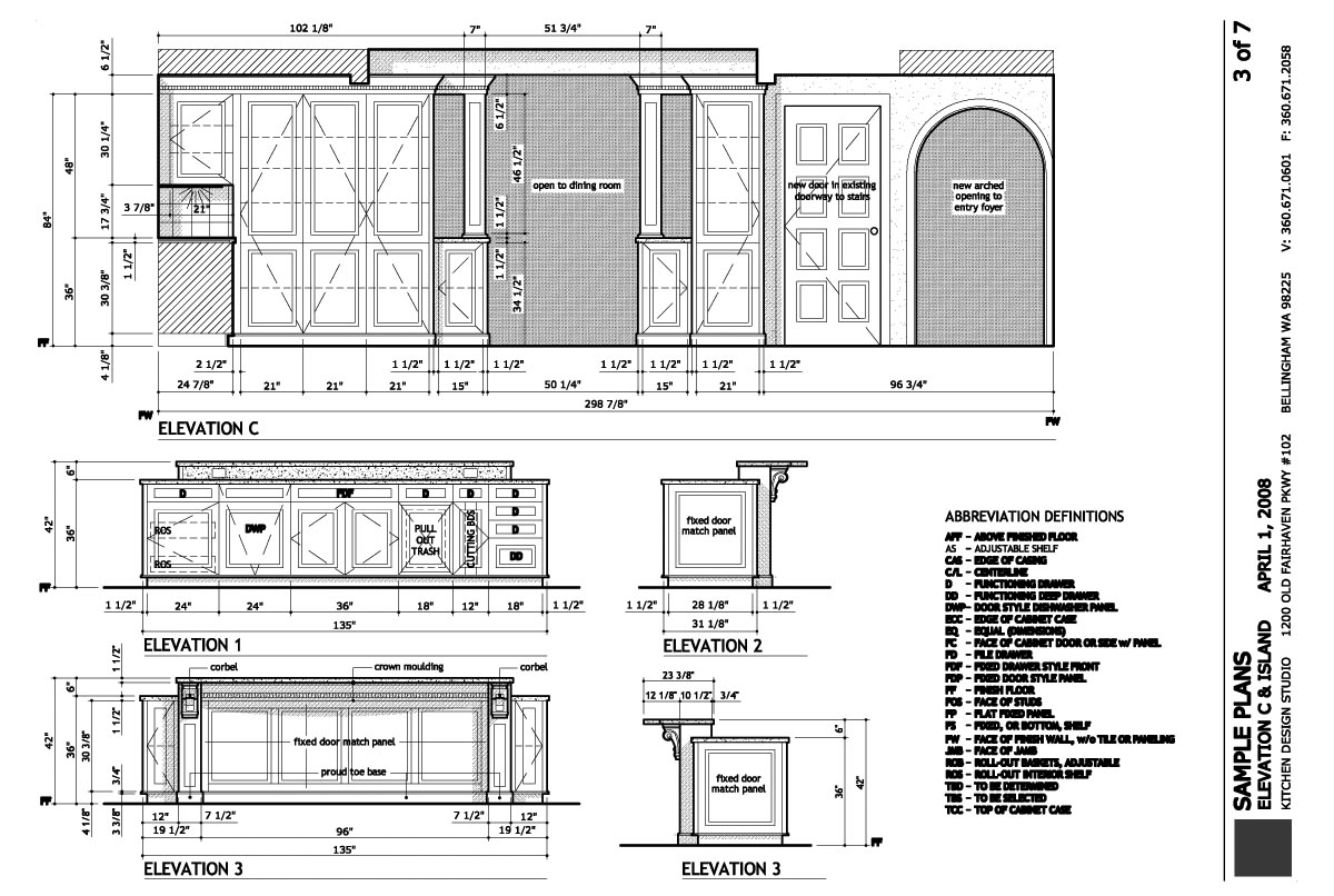 Design Kitchen Island Construction Plans